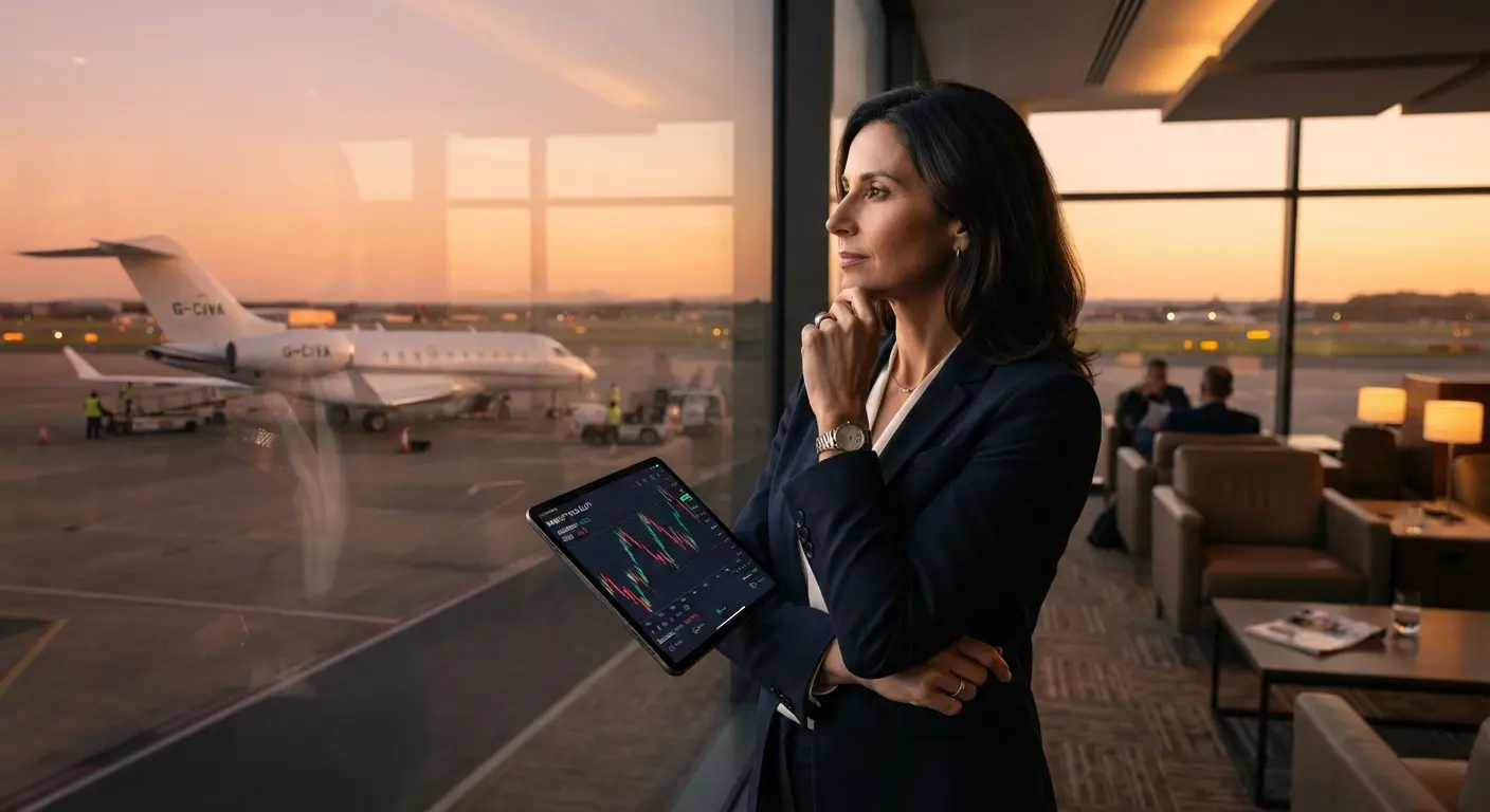 Privátním tryskáčům se daří, akcie flyExclusive přesto létají jako na horské dráze