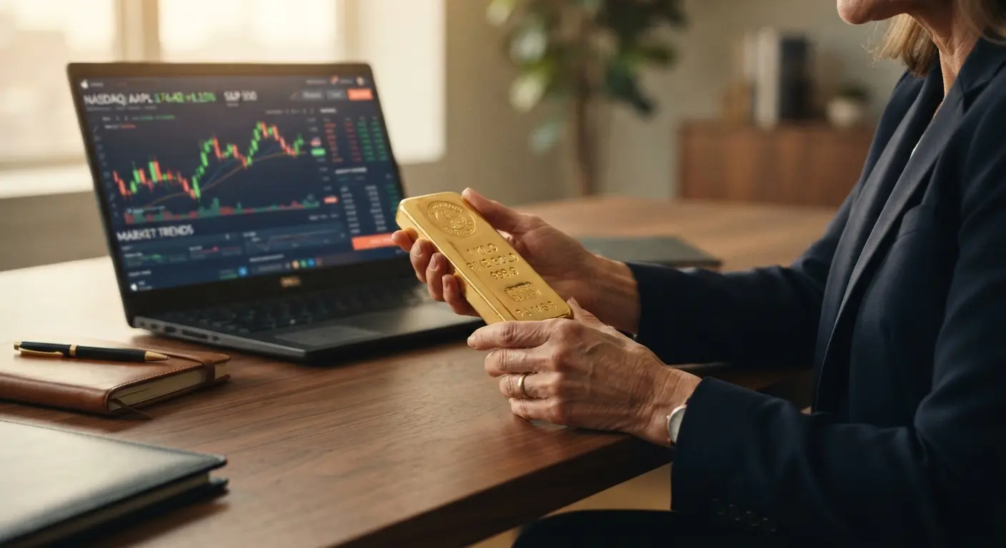 Zlato v srpnu potvrdilo roli bezpečného přístavu. Jak reagovali čeští investoři?